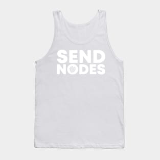 Send Nodes - White Tank Top